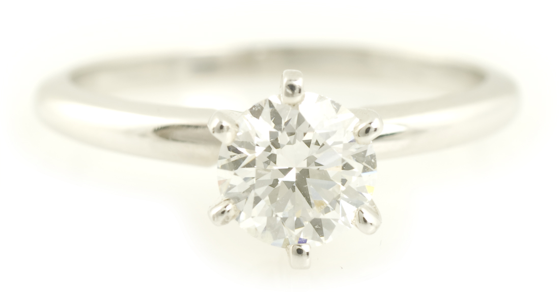 Athena Accented Solitaire Engagement Ring | MiaDonna