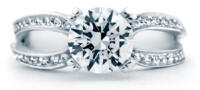 Mark Schneider Amore Engagement Ring Top View