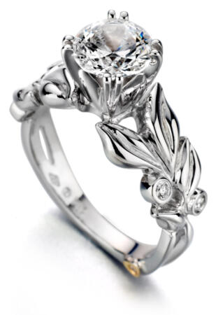 Mark Schneider : Flora Engagement Ring