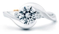 Mark Schneider Spark contemporary engagement ring