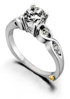 Mark Shneider Yours Truly contemporary engagement ring