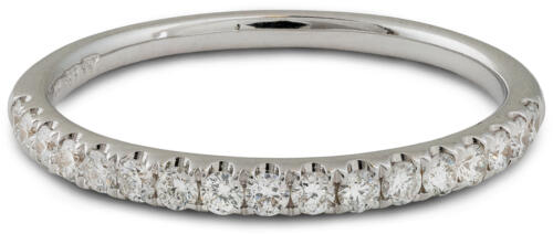 Thin and Delicate Diamond Wedding Band