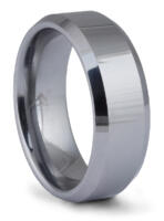 Tungsten Beveled Band