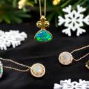 Opal rings and necklaces