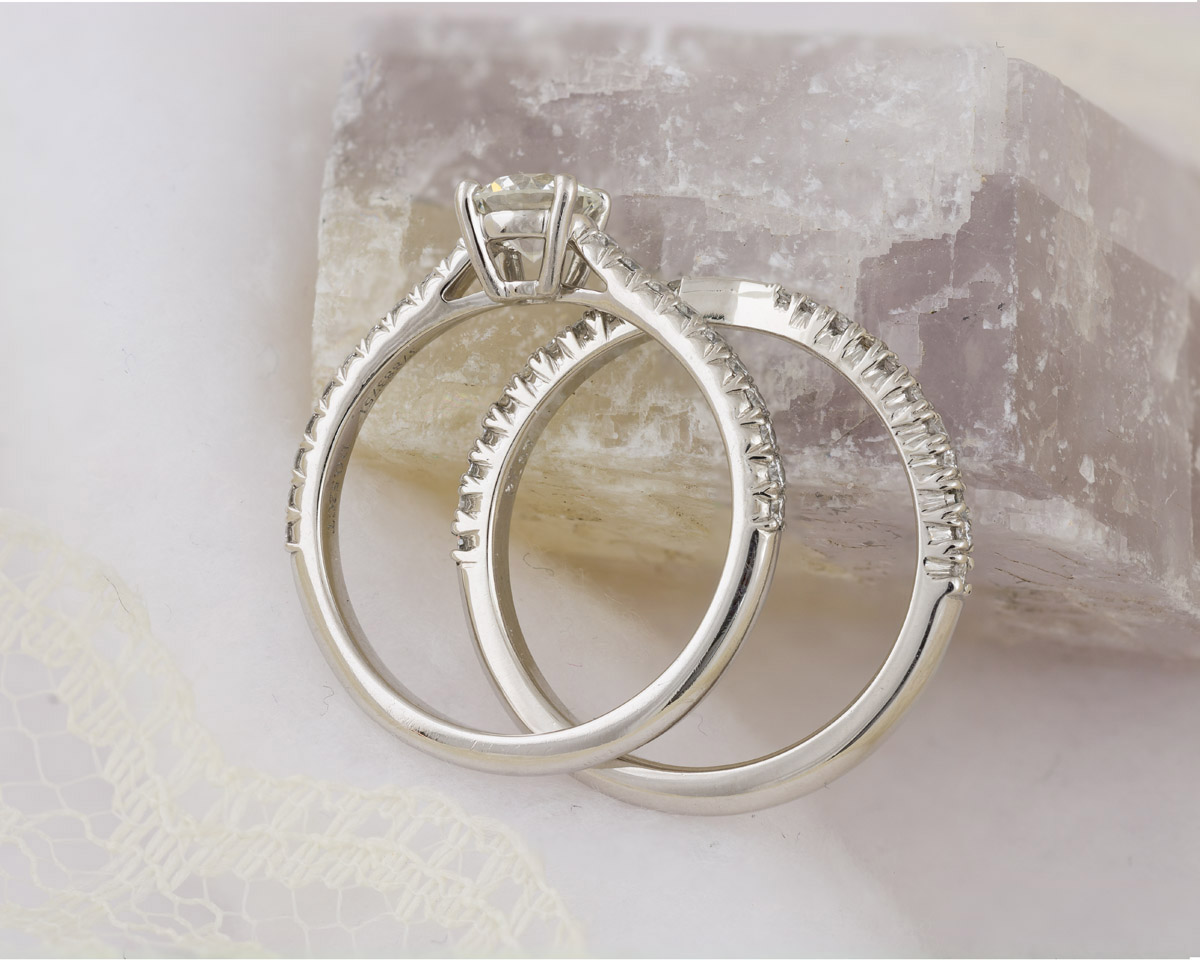 Custom Diamond Wedding Set : Arden Jewelers