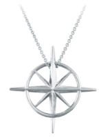 True North - Sterling Silver North Star Necklace