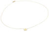 Fried Egg Enamel Necklace in 14k Yellow Gold overview